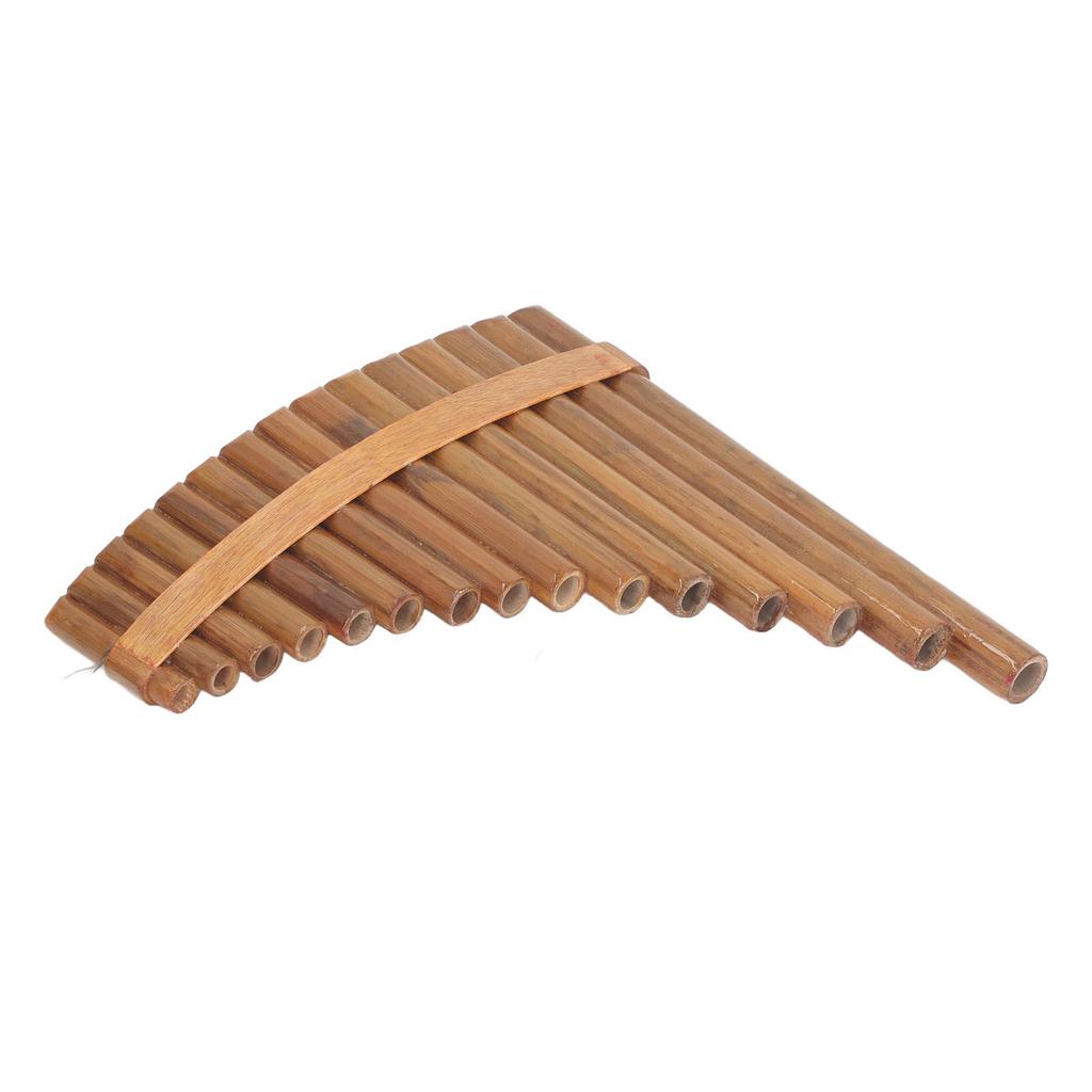 Musical Professional Panpipe Pan Flute 15 Pipes G Key Musical Instrument Pan Pipe Flute Left Hand