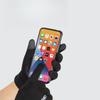 Suede gloves for men  women autumn and winter outdoor cycling with thickened velvet for warmth and anti slip touch screen gloves
