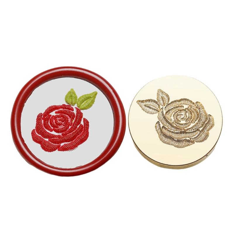 Stamp Head Gift Envelope Invitations Greeting Card Decorations Brass Sealing Emboss Waxes Seal Stamp Head Removable