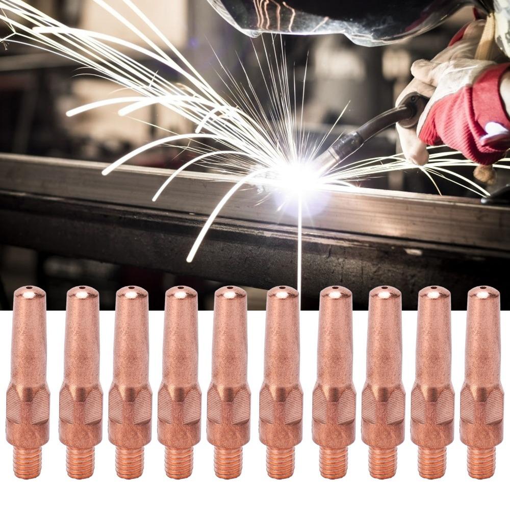 10pcs 40x1.2mm Size MIG Welding Contact Tips Conductive Welding Nozzles Industrial Welding