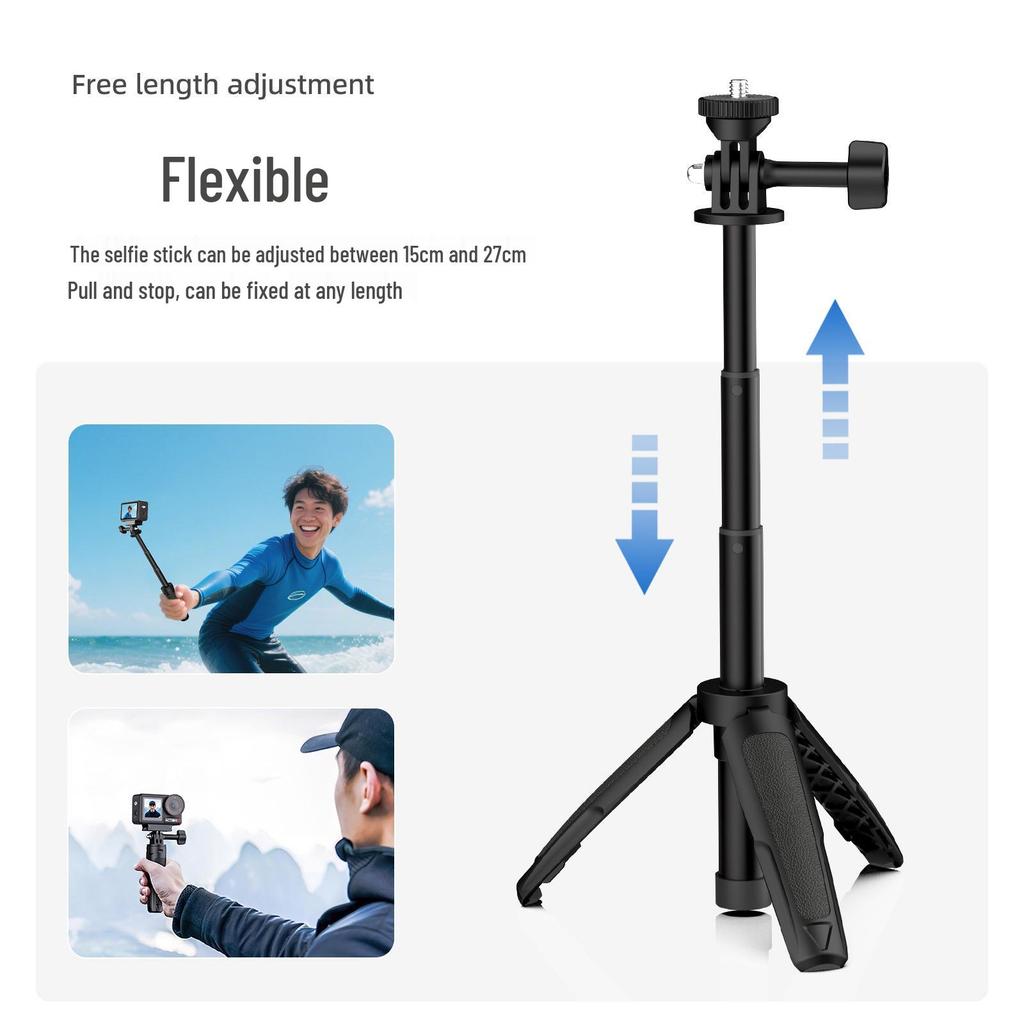 Portable Retractable Mini Tripod for Phones and Cameras - Ideal for Live Streaming, Photography, and Vlogging
