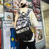 Schoolbag Japanese Flip Backpack Large Capacity Junior High School Student High School Student College Student Schoolbag Male Camouflage 