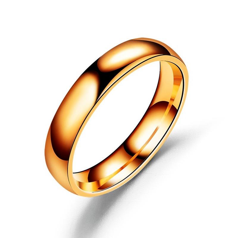 Bague simple en titane de 6 mm pour femmes et hommes, anti-allergie, bagues de mariage hautement polies en acier inoxydable, bijoux pour doigts de couple, cadeaux