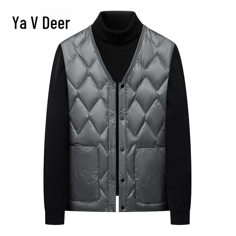 

Yalu Men s V-Neck Duck Down Inner Vest XL