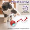 Automatic Smart Cat Toys Fast Rolling Imitate Mouse Tail Dog Cat Training Ball with Bird Sounds Indoor Playing
