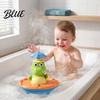 Kids Swimming Pool Accessories Cute Crocodile Bath Toy Light Up Fountain Bathtub Rotating LED Water Spray Toddler Sensory Play Toy for Toddlers