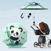 Adjustable Baby Stroller Umbrella 360 Degree with Clamp Sunscreen Umbrella Rainproof UV Protection Infant Stroller Cover Park