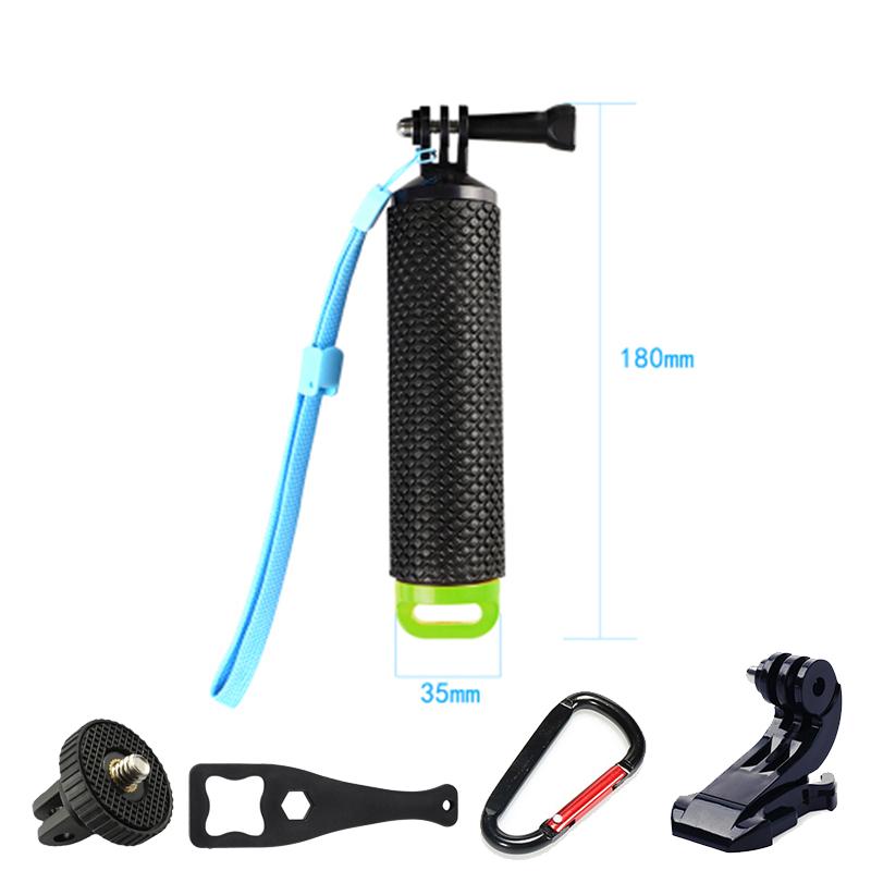 Floating Hand Grip Waterproof Monopod for GoPro Hero 13 12 11 10 9 8 Handler Handle Mount Accessories for Underwater Snorkeling