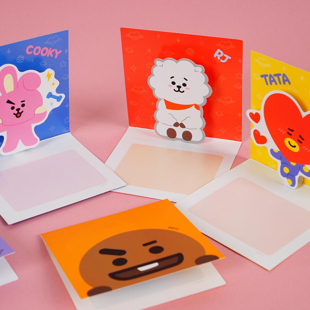 

Всплывающая карточка сообщений BT21