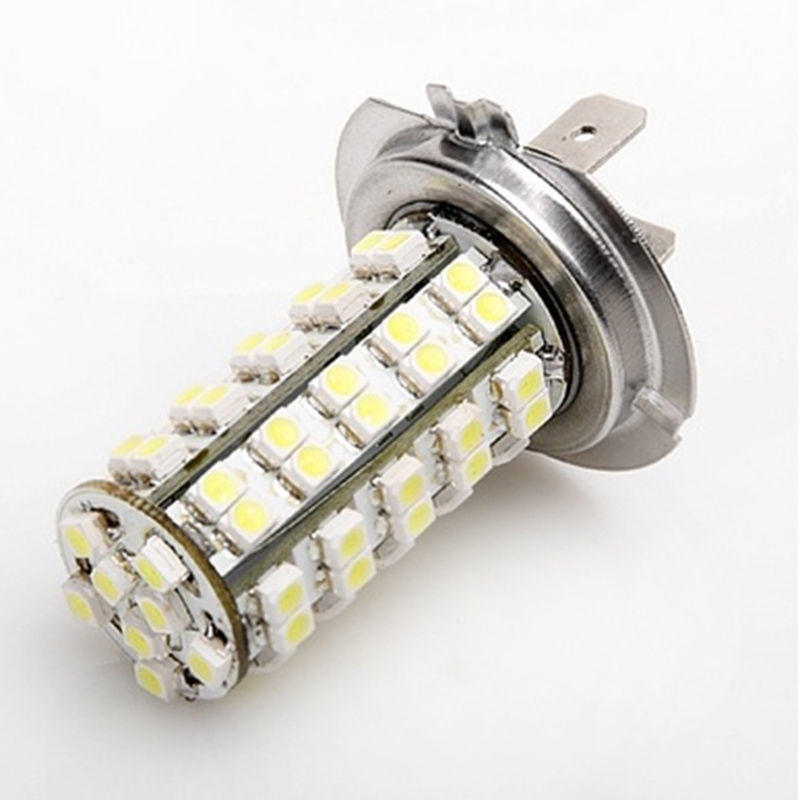 Car H7 68 SMD LED White Xenon Head Headlight Fog Daytime Light Bulb Bright