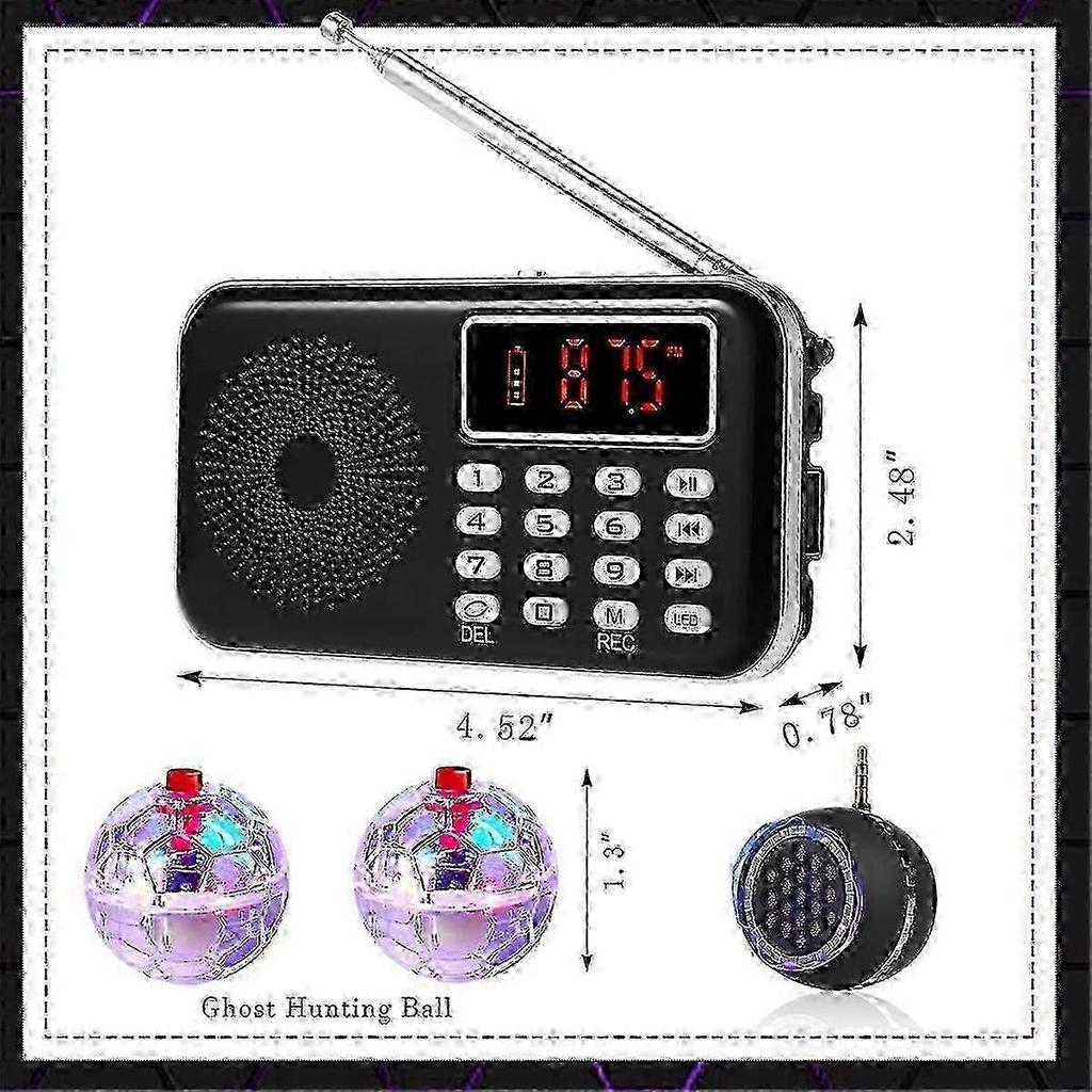 Miniatur Radio-Set für paranormale Untersuchungen (4-teiliges Set)