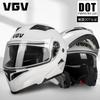 3C certified DOT motorcycle helmet summer double lens peeling helmet locomotive riding recommended for men and women breathable