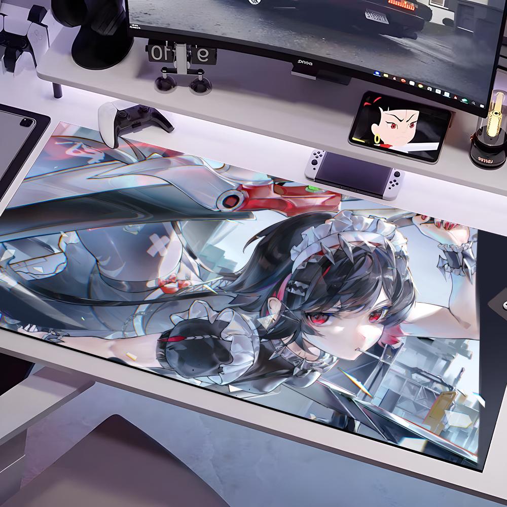 

Ellen Joe Mouse Pad Multiple Sizes Large Square Computer Office Game Table Mats Rubber Anti-slip Mousepads 600x300x2mm