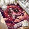 Custom Name Personalized Demon Slayer Anime Print Carpet, Versatile Home Decor Rug, for Playroom, Apartment, Balcony, Entryway, Hallway Gift
