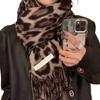 Stylish Leopard Print Shawl Poncho Wrap for Women Leopard Print Sweater Supplies