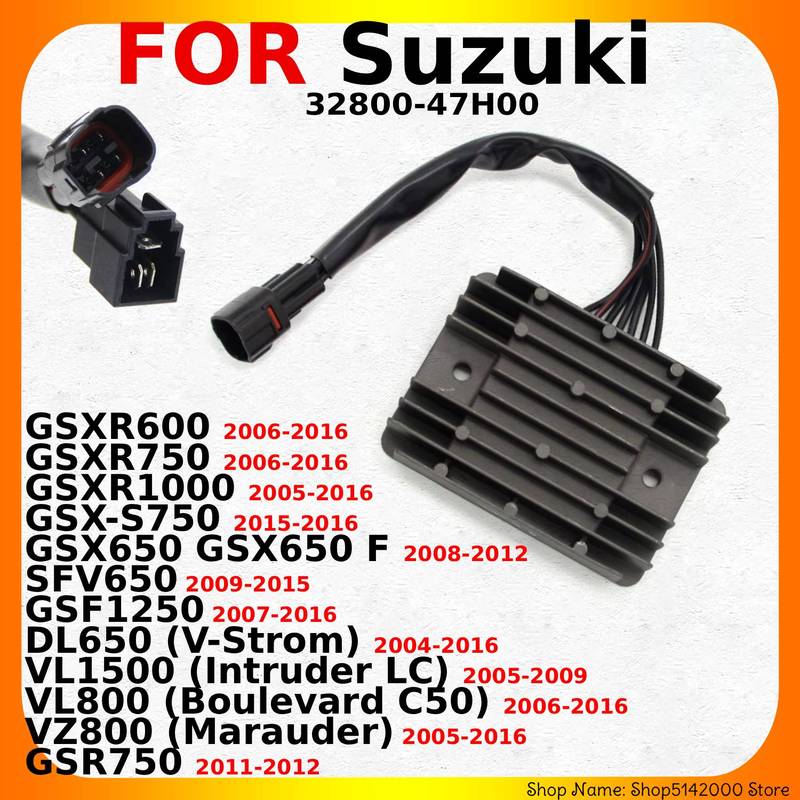OEM:32800-47H00 Motorcycle 12V Voltage Regulator Rectifier For Suzuki GSXR600 GSXR750 GSXR1000 GSX-S750 SFV650 GSF1250 GSR750