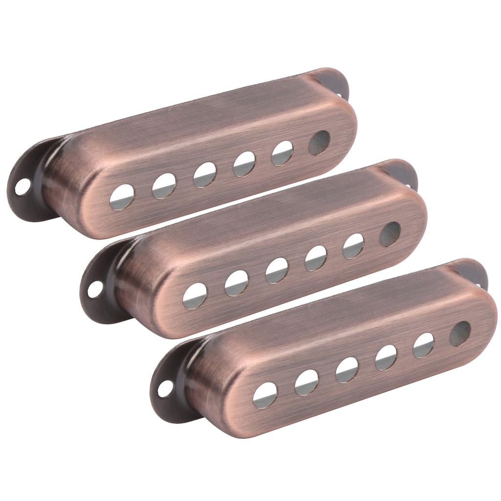 3Pcs Single Pickup Cover Brass 48mm50mm52mm Musical Instrument Accessories for ST SQ Electric
