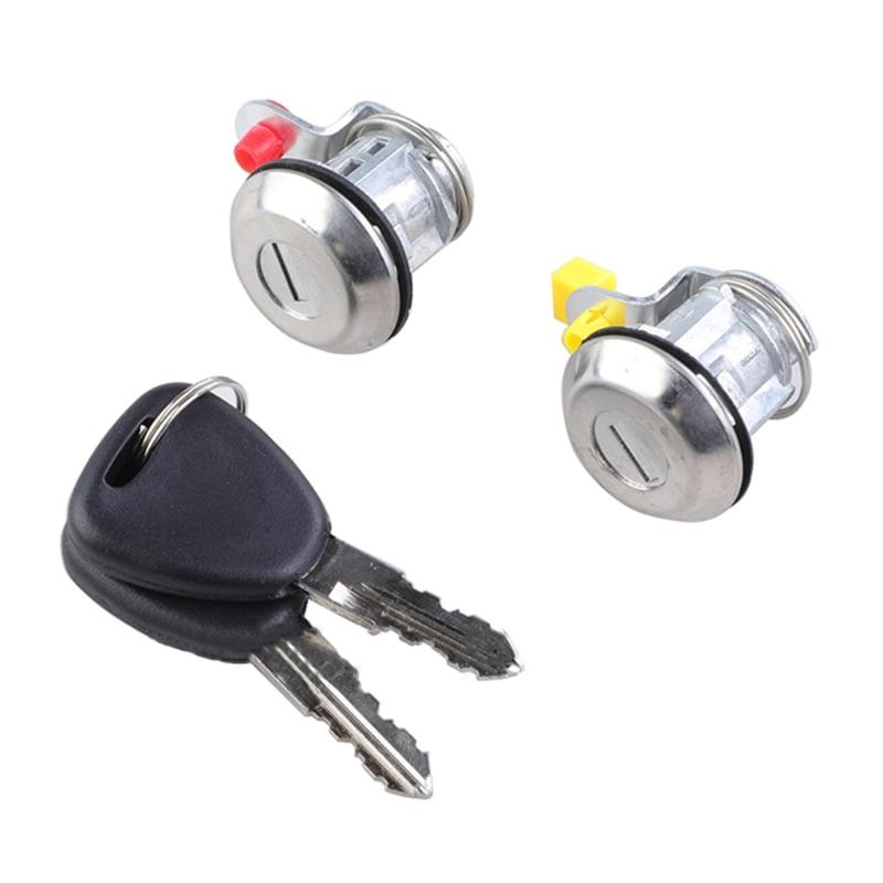 Auto Ignition Cylinder Lock Switch with 2 Keys Complete Replacement Set Compatible for 806013168  Car Accessories
