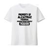 Alcatraz Federale Gevangenis Eigendom T-shirt Authentiek Gevangene Ontwerp Uniek Oranje voor Mannen Hoge Kwaliteit Print mode