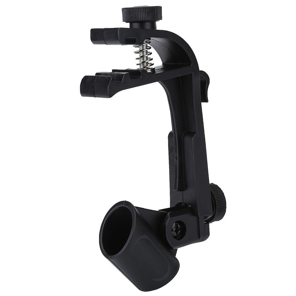 VGEBY 2-Piece Drum Microphone Stand Clamp Adjustable Microphone Holder 18mm-22mm Black