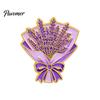 Artistic Floral Gift Bouquet Brooch Pin for Women, Enamel Romantic Flower Jewelry, Durable Zinc Alloy Lapel Coats Dresses And Scarves
