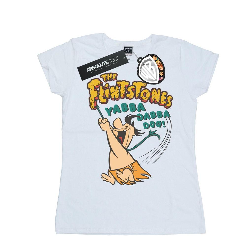 The Flintstones Womens/Ladies Fred Yabba Dabba Doo Cotton T-Shirt