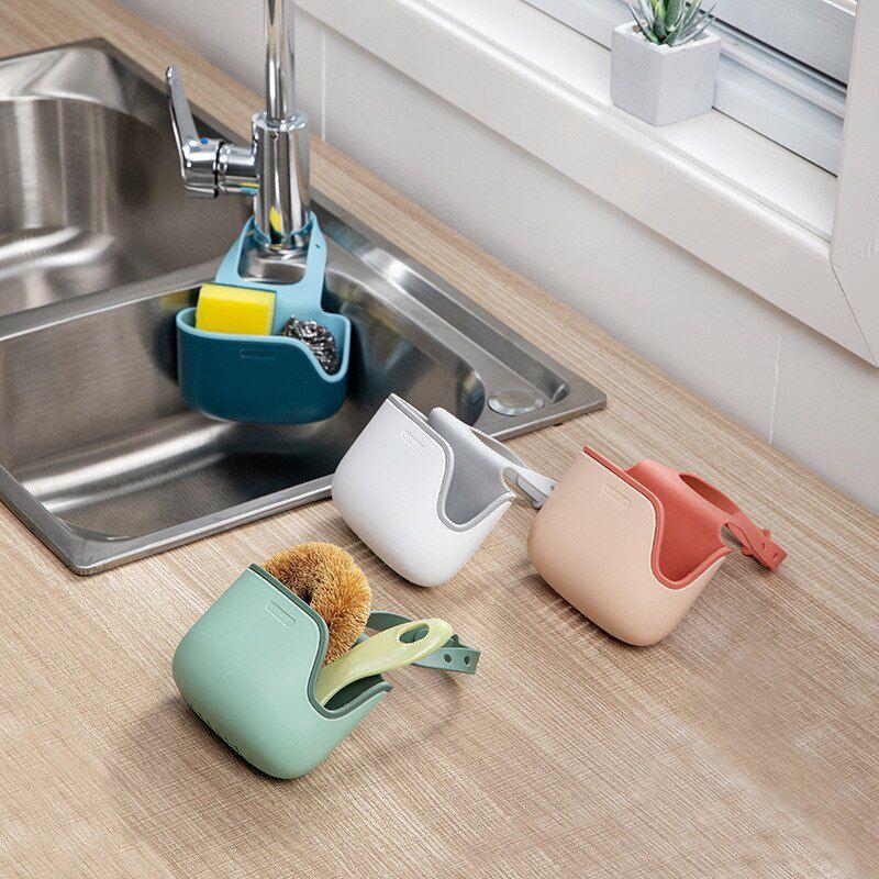 Holder Adjustable Sink Soap Sponge Drain Faucet Sink Kitchen Accessories Tools