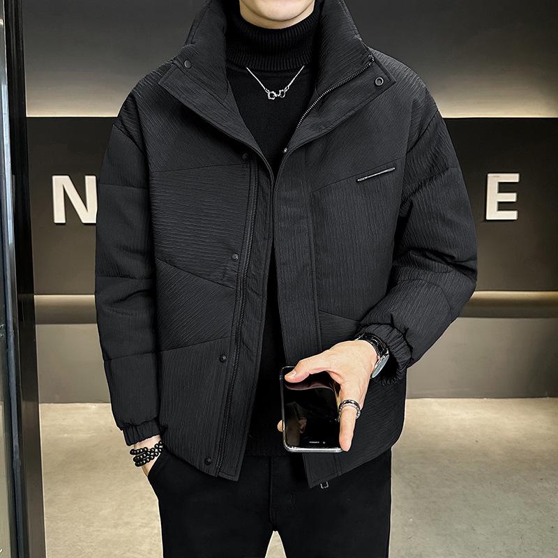 

2025 Men s Trendy Warm Stand-Collar Down Jacket - Cold-Proof and Thickened White Duck Down Coat Large