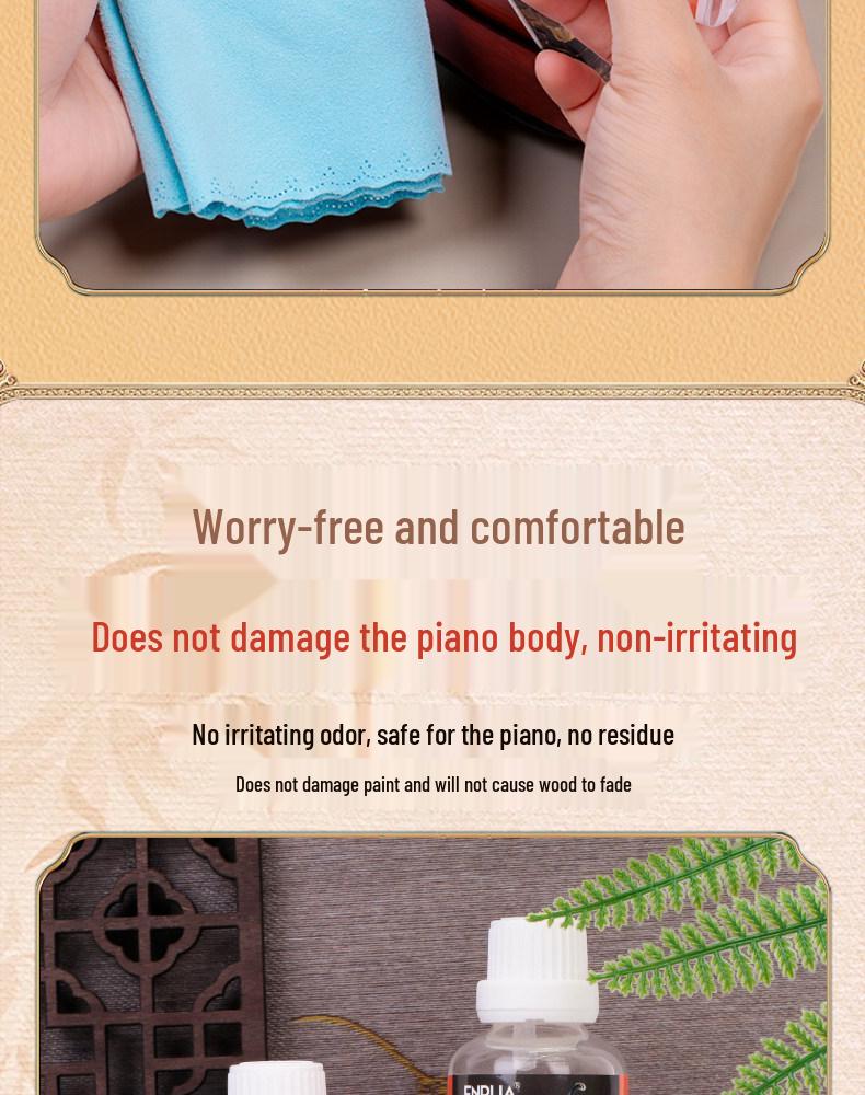 Erhu Rosin Cleaner Kit: Cloth & Universal Instrument Care Liquid