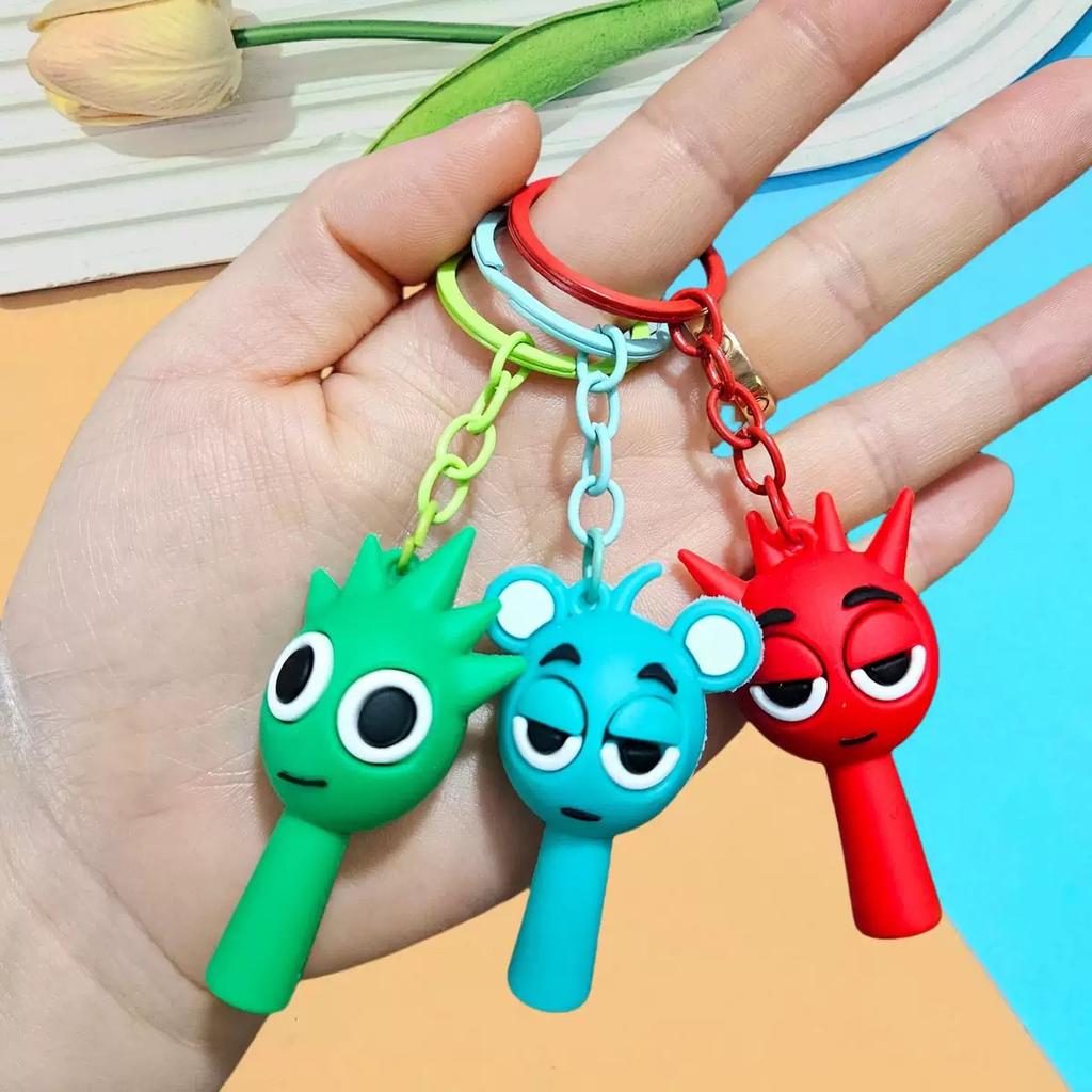 Sprunki 6Cm Keychains Backpack Decorations Wenda Model Christmas Model Doll Toy Pendant Accessory Gift For Girls Friends