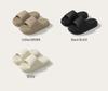 Women's Stylish EVA Thick Sole Slippers: Poop-Like Design, Summer Use, Height Boost, Non-Slip, Suitable for Outdoors, Couple-Friendly.