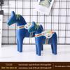 Nordisch geschilderd palissander Dala paard ornament voor huisdecoratie