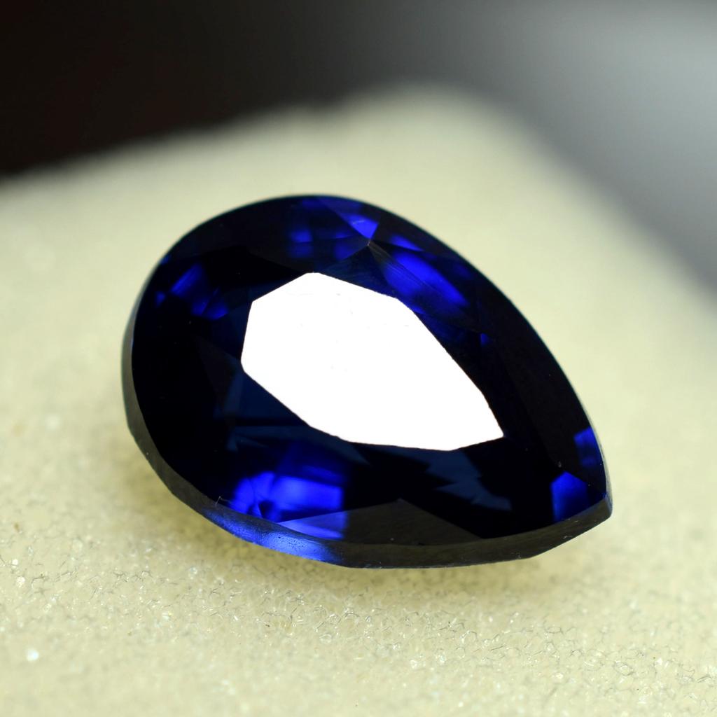 8.10 Ct Natural CERTIFIED Loose Gemstone Pear Cut Beautiful Blue Tanzanite