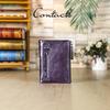 CONTACT'S Fashion Genuine Leather Wallet Female Card Photo Holder RFID Bifold Wallet Women Travel Office Daily Gift Coin Purse