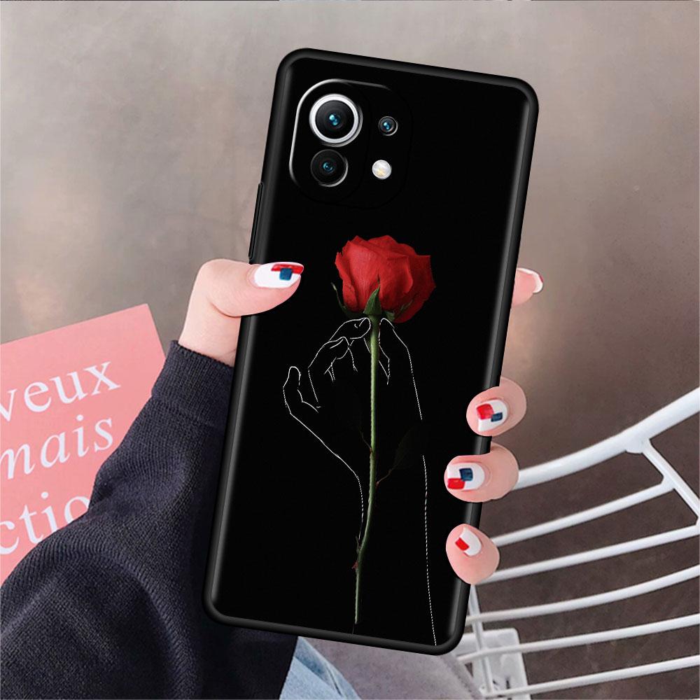 Cute Love Heart Funda Case For Xiaomi Mi 11 Lite 5G NE 11T Pro 10T 9T Note 10 12 12X 12S Ultra Soft Silicone Shell Phone Cover