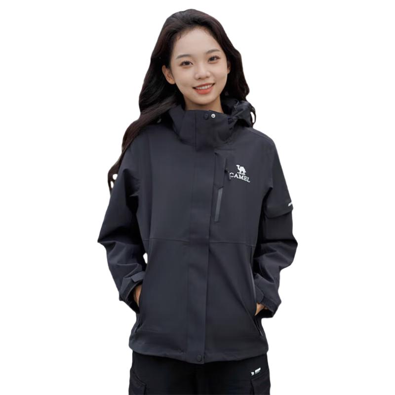 CAMEL Women's 3-in-1 Waterproof Windproof Fleece-Lined Jacket 723CA6B010