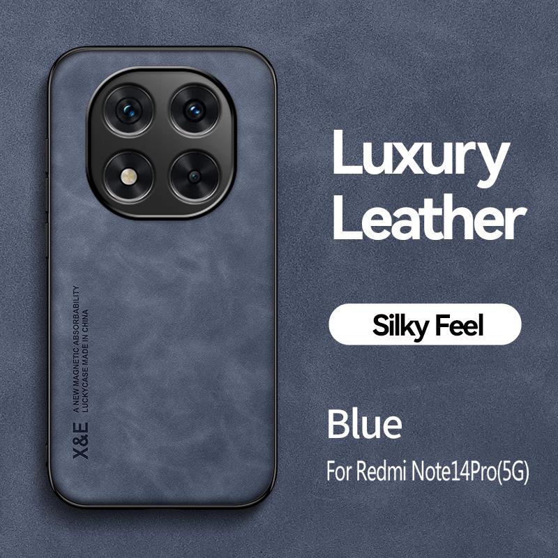 

For Xiaomi Redmi Note 14 Pro 4G Pro+ 5G Case Cover Magnetic Car Holder Phone Coque For Redmy Note 14 Pro Plus Soft Silicone Capa Redmi Note14Pro 4G