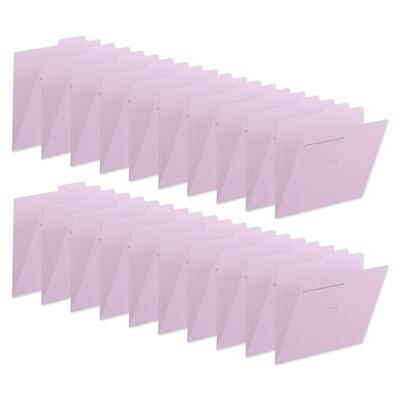 Plus File Individual Folders, Recycled Paper, A4-E, Violet, 20 Sheets Per Pack, FL-061IF 87-062 ×20