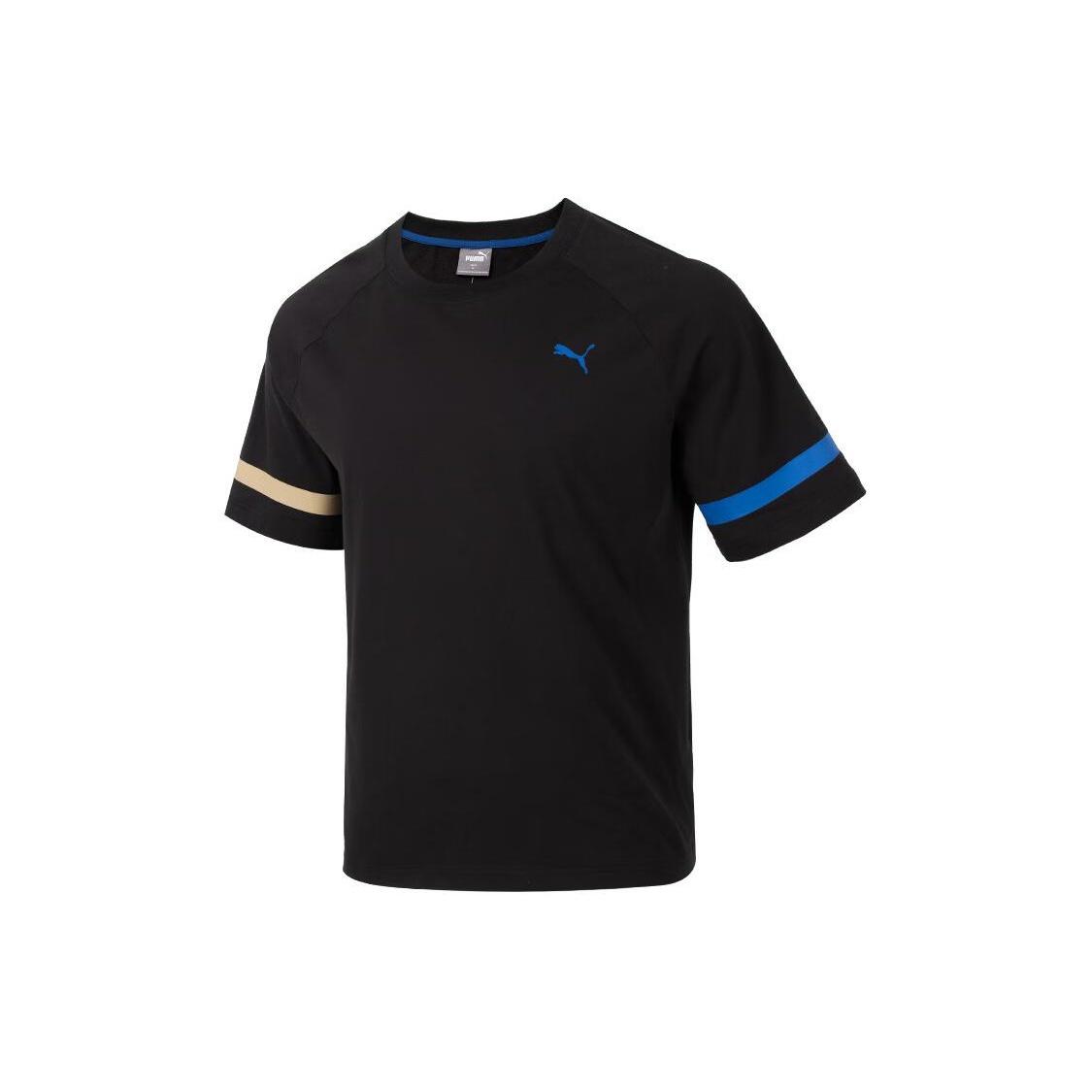 PUMA Logo T-shirt Black Men s 682925-01 M