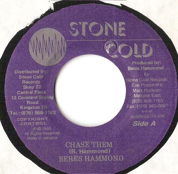 

7-дюймовая пластинка BERES HAMMOND - Chase Them NONE Stone Cold 1999 Ямайка Регги, Ска и Даб Б/У