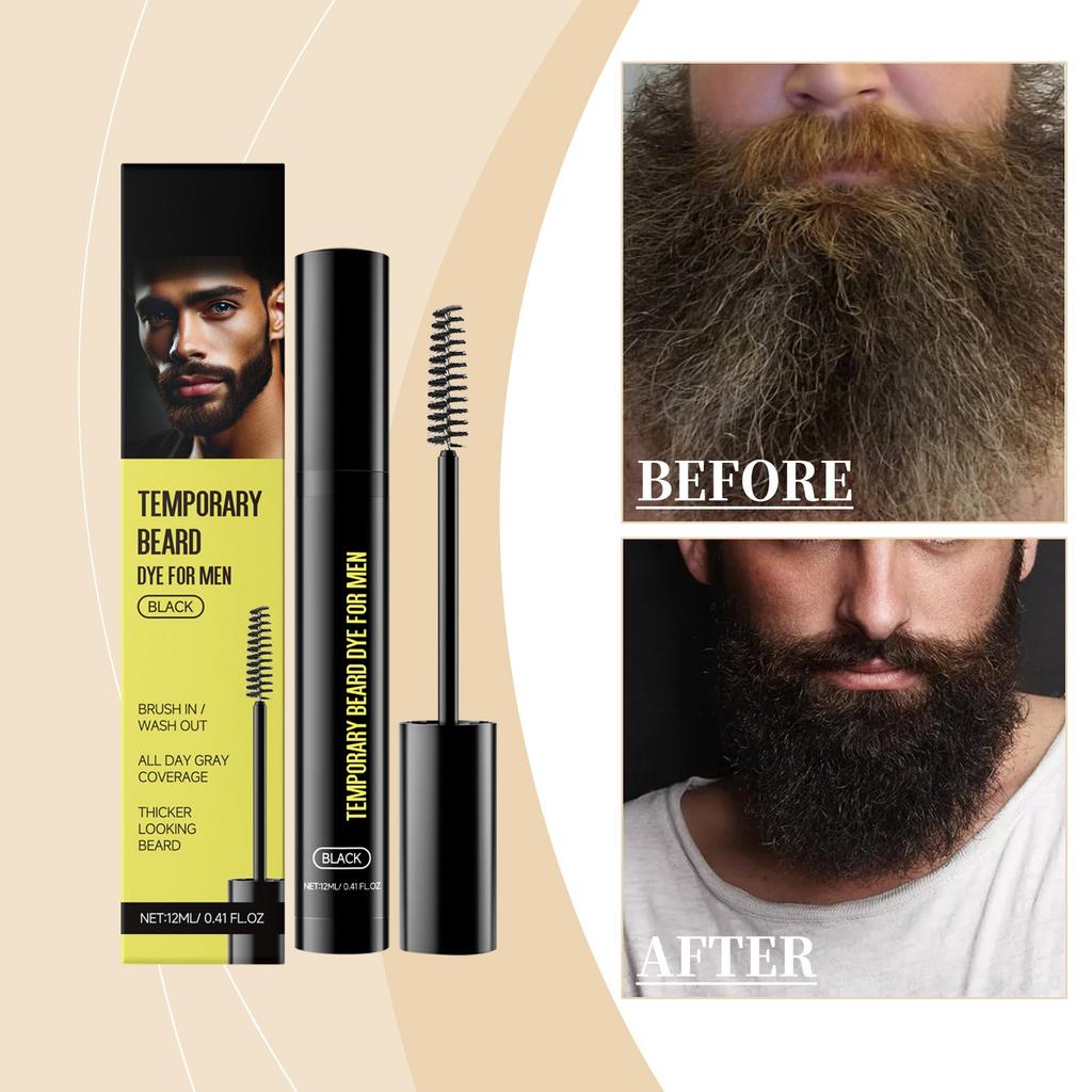 Moisturize And Moisturize Men's Facial Hair, Leaving It Naturally Non-discolored 12ml