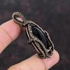 Black Onyx Pendant Copper Wire Wrapped Pendant Handmade Pendant Beautiful Wire Wrap Jewelry Genuine Gemstone Pendant Copper Jewelry For Gift