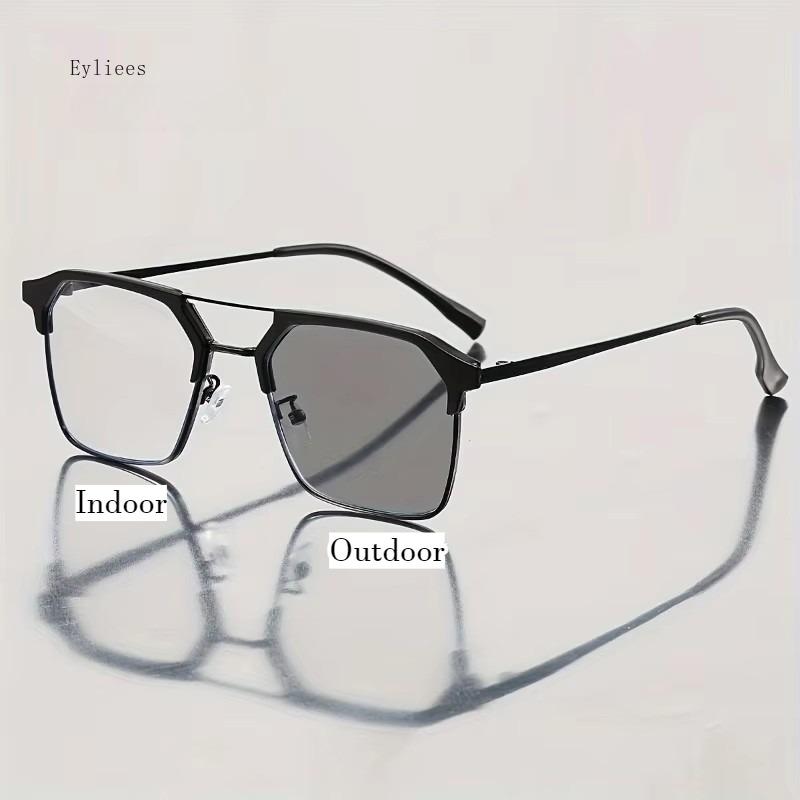 Photochromic Eyeglasses Men's Driving Anti-UV Sunglasses Color Changed Blue Light Blocking Men UV400 Man Male Sun Glasses