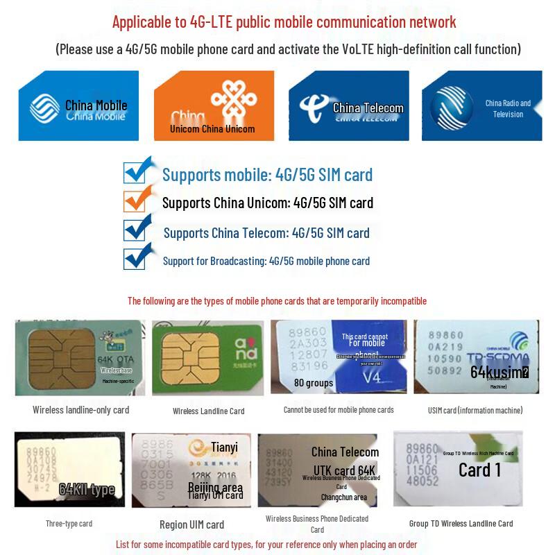 Zhongnuo C265 Smart Edition 4G/5G Wireless SIM Desk Phone