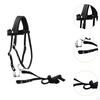 Adjustable Bridle with Rein Halter And Side Pull Reins, Leading Rope Headstall Gear