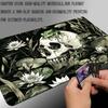 Frog Skull Lotus Pond TCG Playmat, 24"X14" Magic Play Mat PC Gamer Laptop Mousepad MTG Tabletop Accessories Trading Card Games