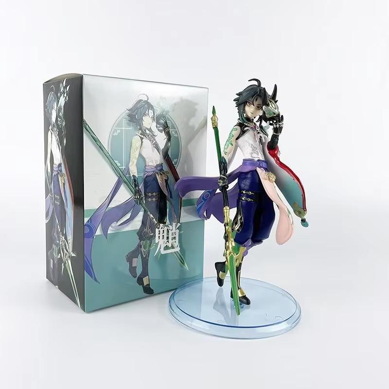 Figura de Anime Genshin Impact Xiao Yaksha Vigilante Figura de Acción Klee de Genshin Impact Figura de Paimon Qiqi Muñeca Coleccionable Juguetes