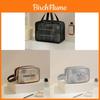 Nylon Mesh Travel Toiletry Bag With Breathable Design For Outdoor And Camping Use