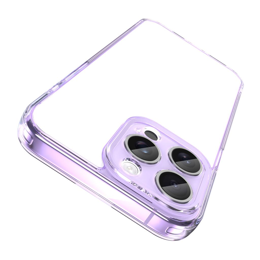 For iPhone 15 Pro Max Case TPU + Acrylic Phone Back Cover Anti Yellowing