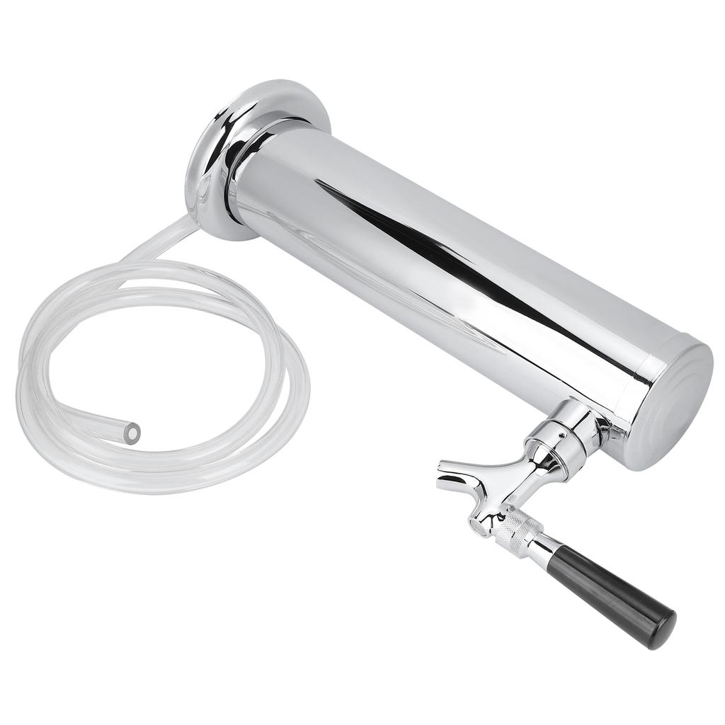 Stainless Steel Beer Draft Tower with Single Faucet Dispenser Home Brewing Equipment